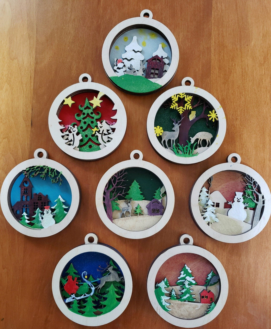 Christmas Ornament Kits, DIY, Paintable, Stackable, Fun for Kids, It's a Great Gift - Ashby's Crafts and Gifts