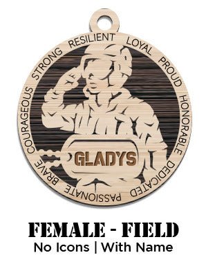 Custom - Air Force - Female - Field Uniform -No Icons - Personalized - Ashby's Crafts and Gifts