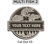 Load image into Gallery viewer, Custom Fishing and Hunting Signs decorative fishing sign decorative hunting sign fishing sign
