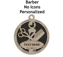 Load image into Gallery viewer, Custom - Jolly Good Time Ornaments barber ornaments christmas ornaments
