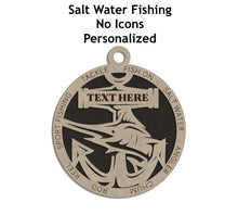 Load image into Gallery viewer, Custom - Jolly Good Time Ornaments deep sea fishing ornament christmas ornaments
