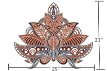 Load image into Gallery viewer, Custom - Lotus Flower Multi Layer Mandala Wall Art
