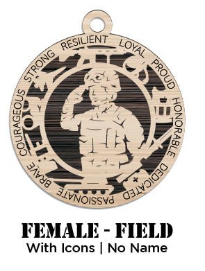 Marines - Female - Field - With Icons - Not Personalized