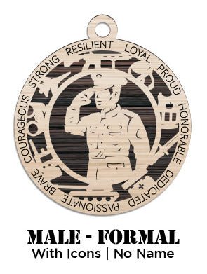 Marines - Male - Class A - With Icons - Not Personalized