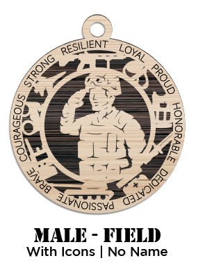 Marines - Male - Field - With Icons - Not Personalized