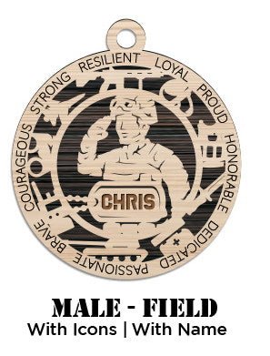 Marines - Male - Field - With Icons - Personalized