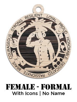 Navy - Female - Class A - With Icons - Not Personalized