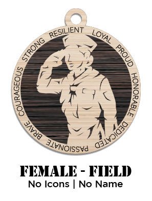 Navy - Female - Field - No Icons - Not Personalized
