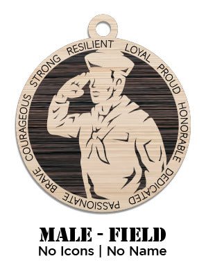 Navy - Male - Field Uniform - No Icons - Not Personalized