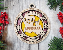 Load image into Gallery viewer, United States Christmas Ornaments christmas ornaments custom ornaments state ornament Louisiana
