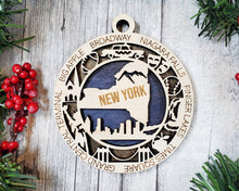 Load image into Gallery viewer, United States Christmas Ornaments christmas ornaments custom ornaments state ornament New York
