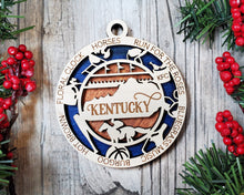 Load image into Gallery viewer, United States Christmas Ornaments christmas ornaments custom ornaments state ornament Kentucky
